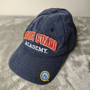 COAST GUARD ACADEMY Hat Blue Spellout Embroidered Strapback Adjustable Dad Cap